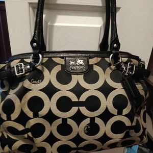 Coach large satchel purse